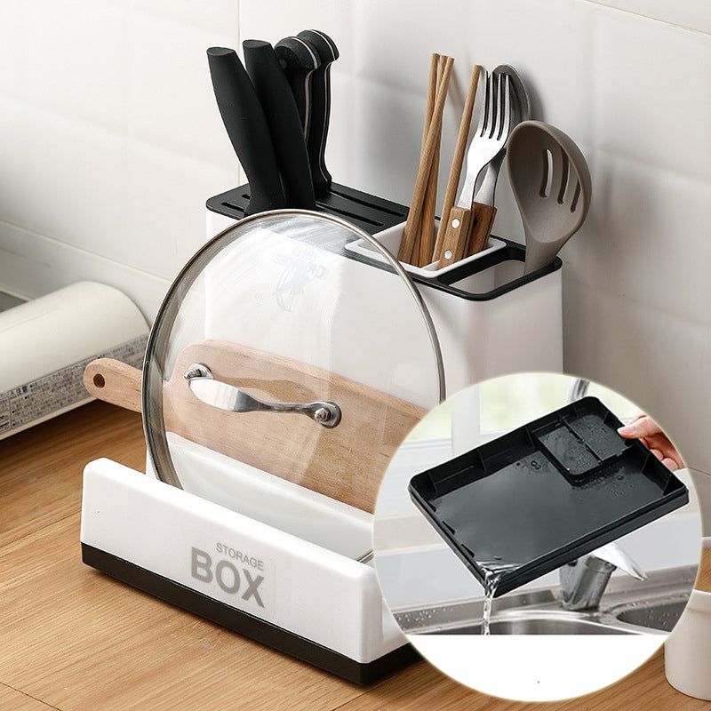 Kiwi Cabin Co™ Compact Kitchen Storage Rack – Small Space Ready