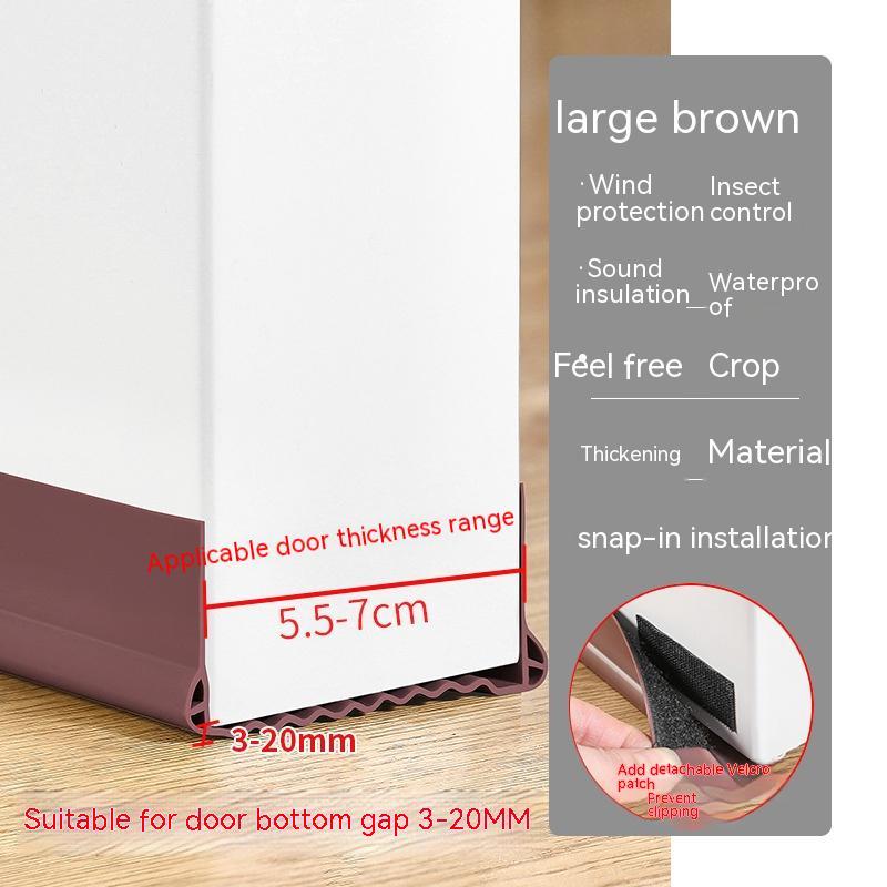 Kiwi Cabin Co™ Adjustable Aluminium Door Bottom Seal