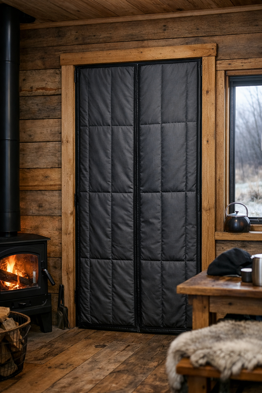 Kiwi Cabin Co – NZ Cabin Winter Door Insulation Kit