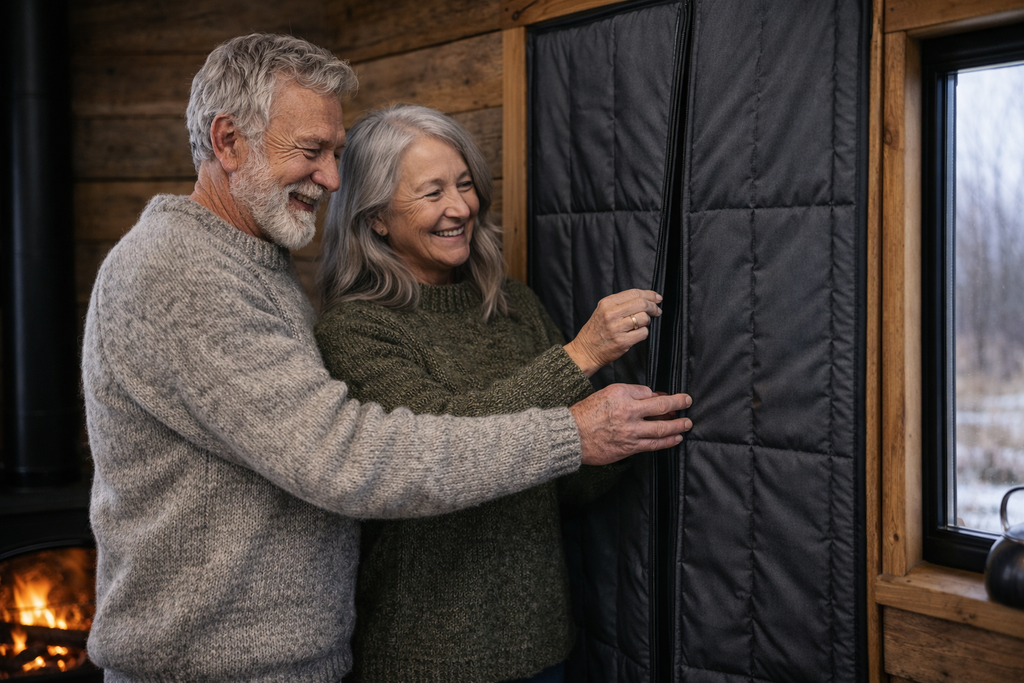 Kiwi Cabin Co – NZ Cabin Winter Door Insulation Kit