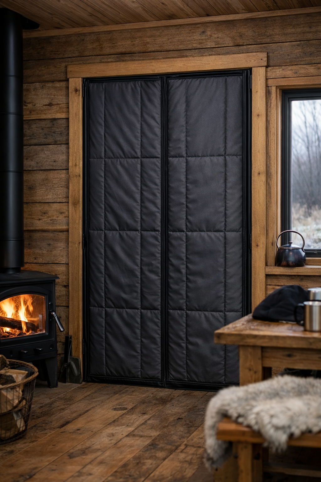 Kiwi Cabin Co – NZ Cabin Winter Door Insulation Kit