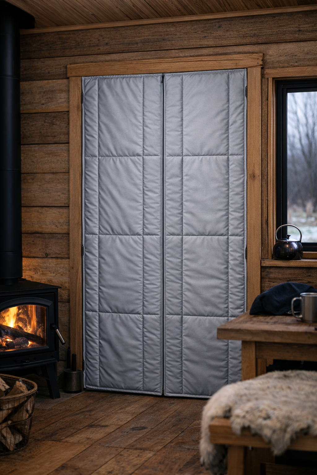 Kiwi Cabin Co – NZ Cabin Winter Door Insulation Kit