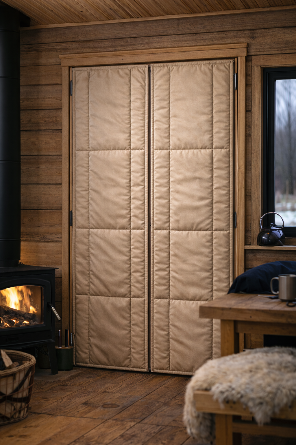 Kiwi Cabin Co – NZ Cabin Winter Door Insulation Kit