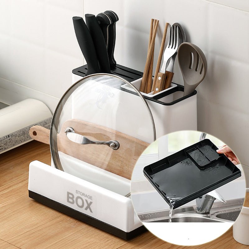 Kiwi Cabin Co™ Compact Kitchen Storage Rack – Small Space Ready - Kiwi Cabin Co